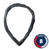 Abus IVERA 7210C 85cm, 33.5'', Grey Chain Locks