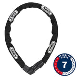 Abus Tresor 1385 Abus, Tresor 1385, Chain Lock, Combo, 7mm, 85cm, 2.8', Black Chain Locks