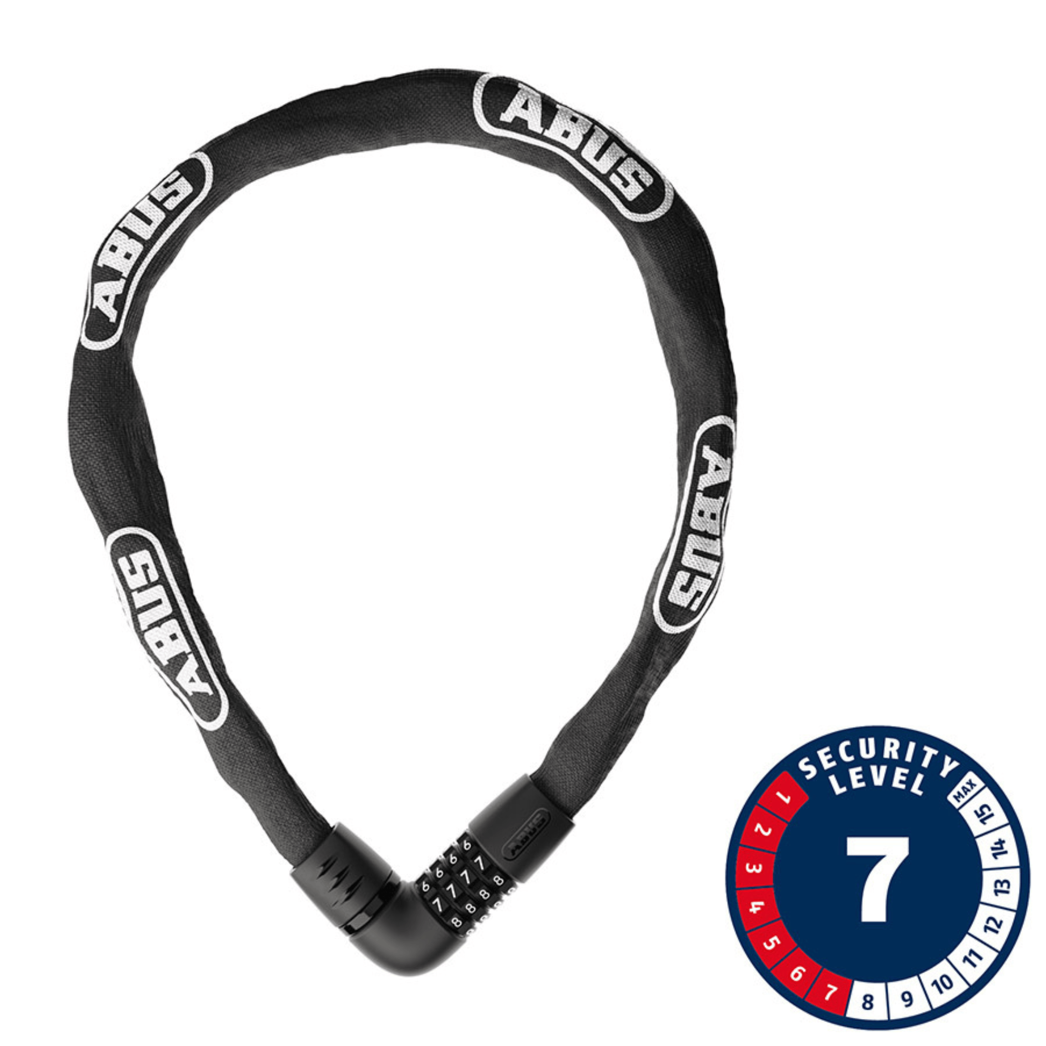 ABUS Tresor 6807C 110cm, 3.6', Black Chain Locks
