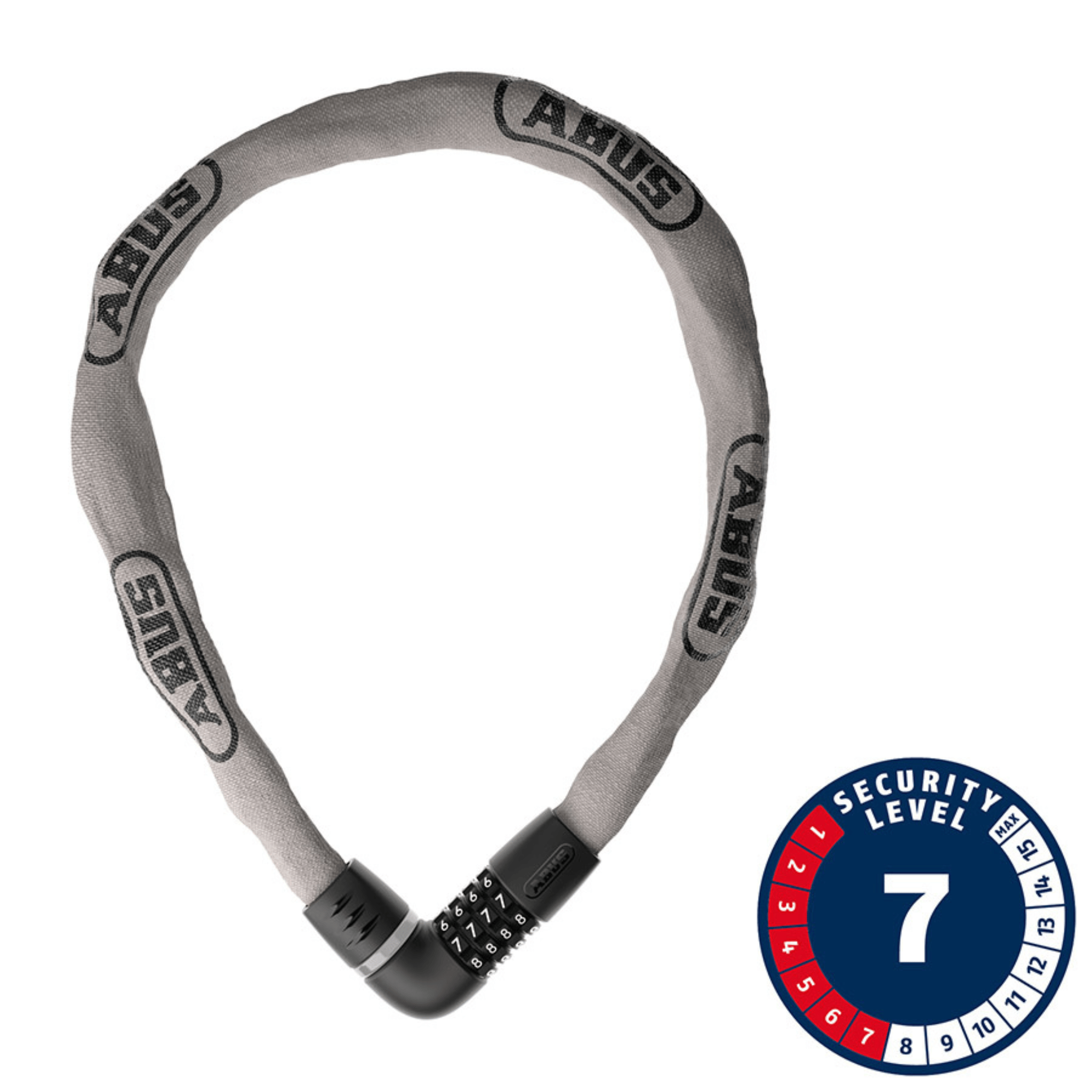 ABUS Tresor 6807C 110cm, 3.6', Tec Grey Chain Locks