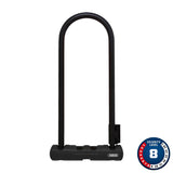 Abus Ultra 410 30.0cm, 6.7'' x 11'', SH34, Black U-Locks