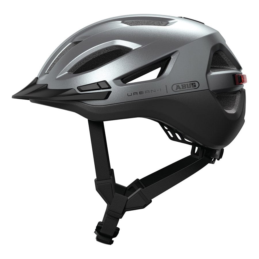 Abus Urban-I 4.0 ACE L, 57 - 61cm, Graphite Silver Recreational and Commuter Helmets
