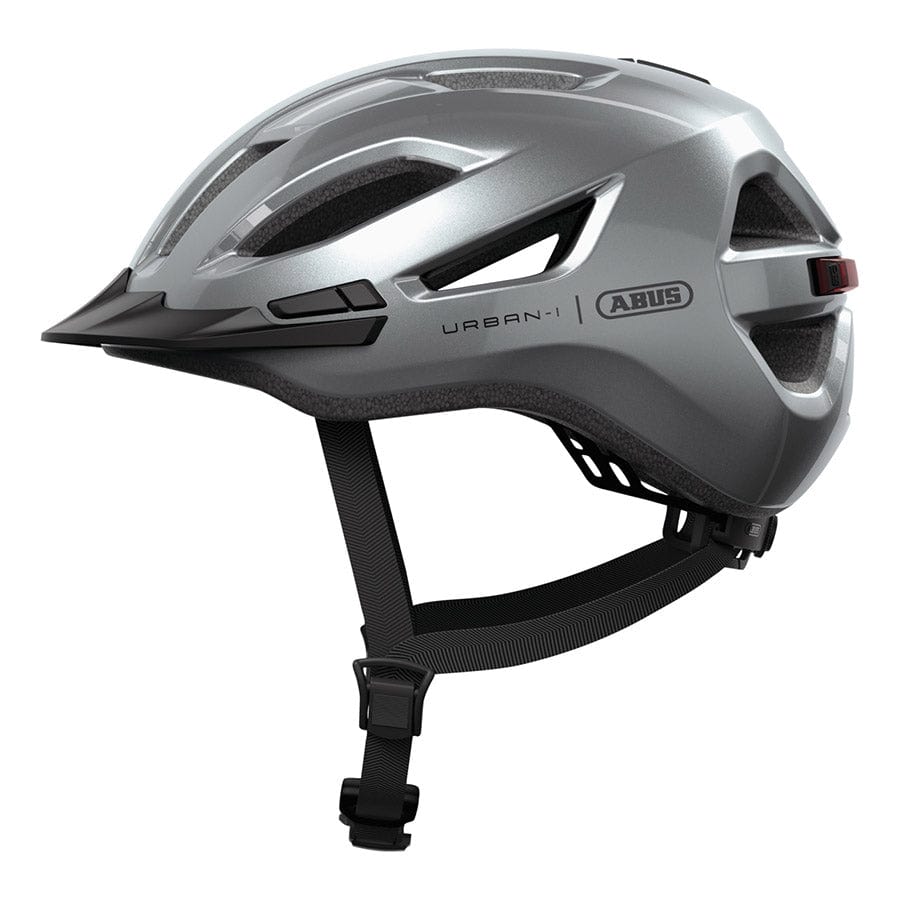 Abus Urban-I 4.0 L, 57 - 61cm, Graphite Silver Recreational and Commuter Helmets