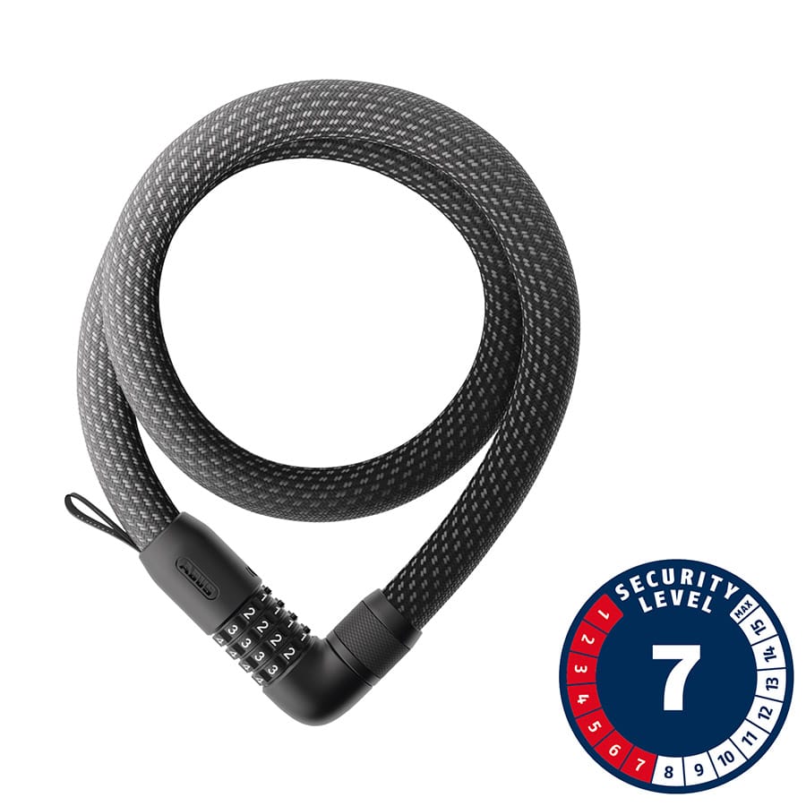 Abus Yarnit 4004C 110cm, 43.3'', Black Chain Locks