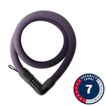 Abus Yarnit 4004C 110cm, 43.3'', Midnight Purple Chain Locks