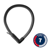 Abus Yarnit 4004C 85cm, 33.5'', Black Chain Locks