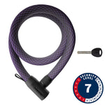 Abus Yarnit 4004K 110cm, 43.3'', Midnight Purple Chain Locks