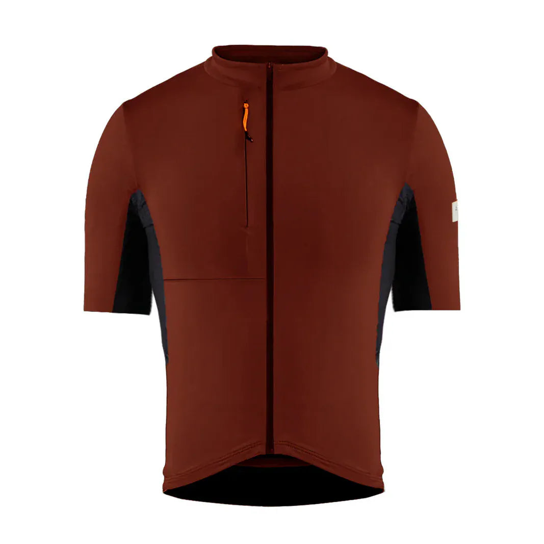 Albion Men's SS Traverse Jersey Burnt Ochre / XS Apparel - Clothing - Men's Jerseys - Road