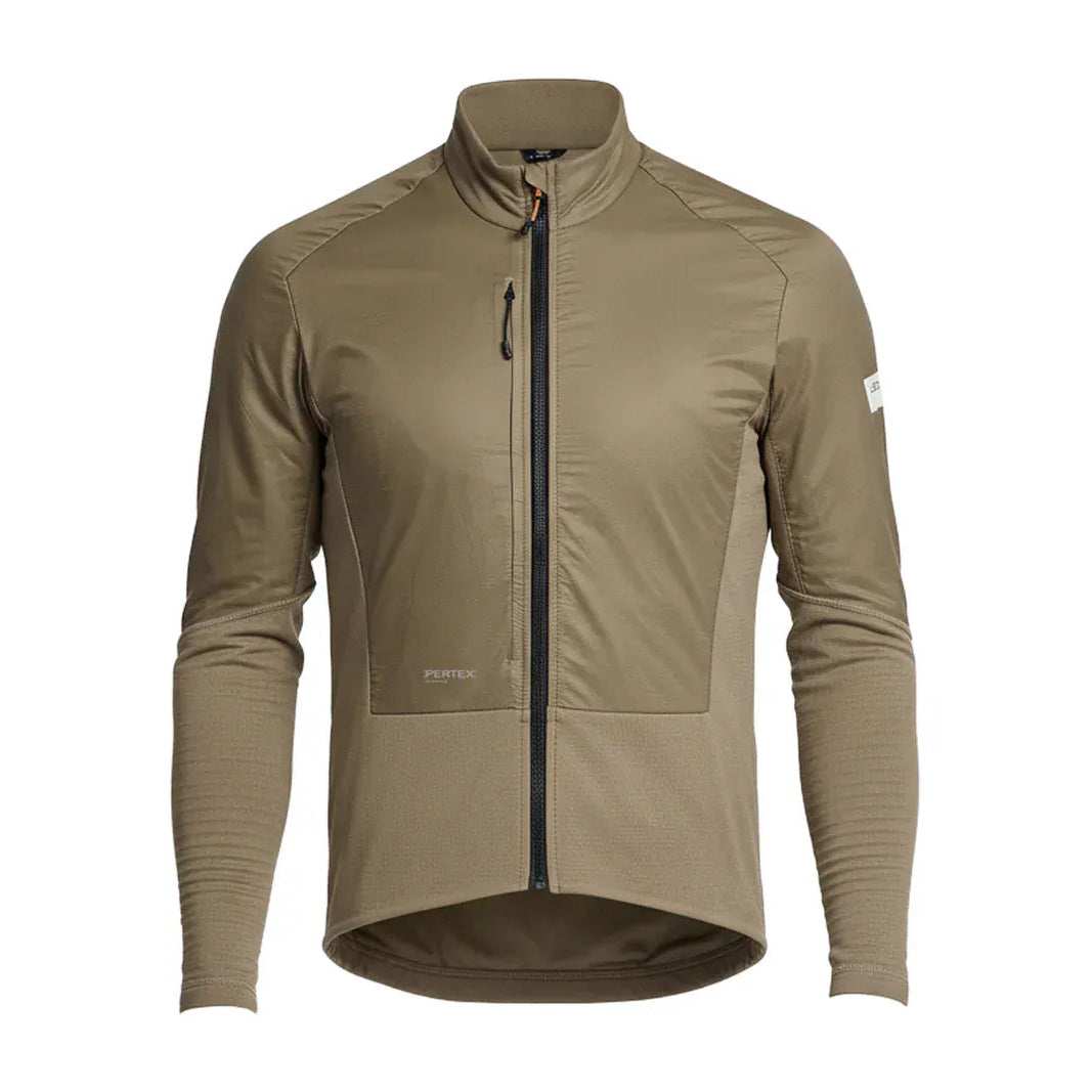 Albion Men's Thermal Wind Jersey Dark Sand / XS Apparel - Clothing - Men's Jerseys - Road