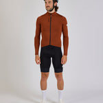 Albion Men's Traverse Long Sleeve Jersey Burnt Orange / XS Apparel - Clothing - Men's Jerseys - Road