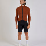 Albion Men's Traverse Long Sleeve Jersey Burnt Orange / XS Apparel - Clothing - Men's Jerseys - Road