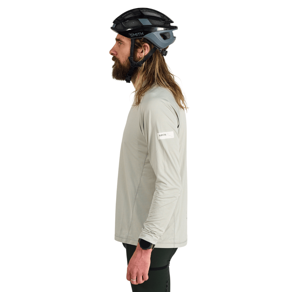 Albion Men's Zoa Sun Shield Long Sleeve T-Shirt Apparel - Clothing - Men's Jerseys - Technical T-Shirts