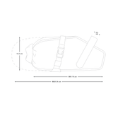 Apidura Racing Saddle Pack 3.0 Litre (Race Series) Accessories - Bags - Saddle Bags