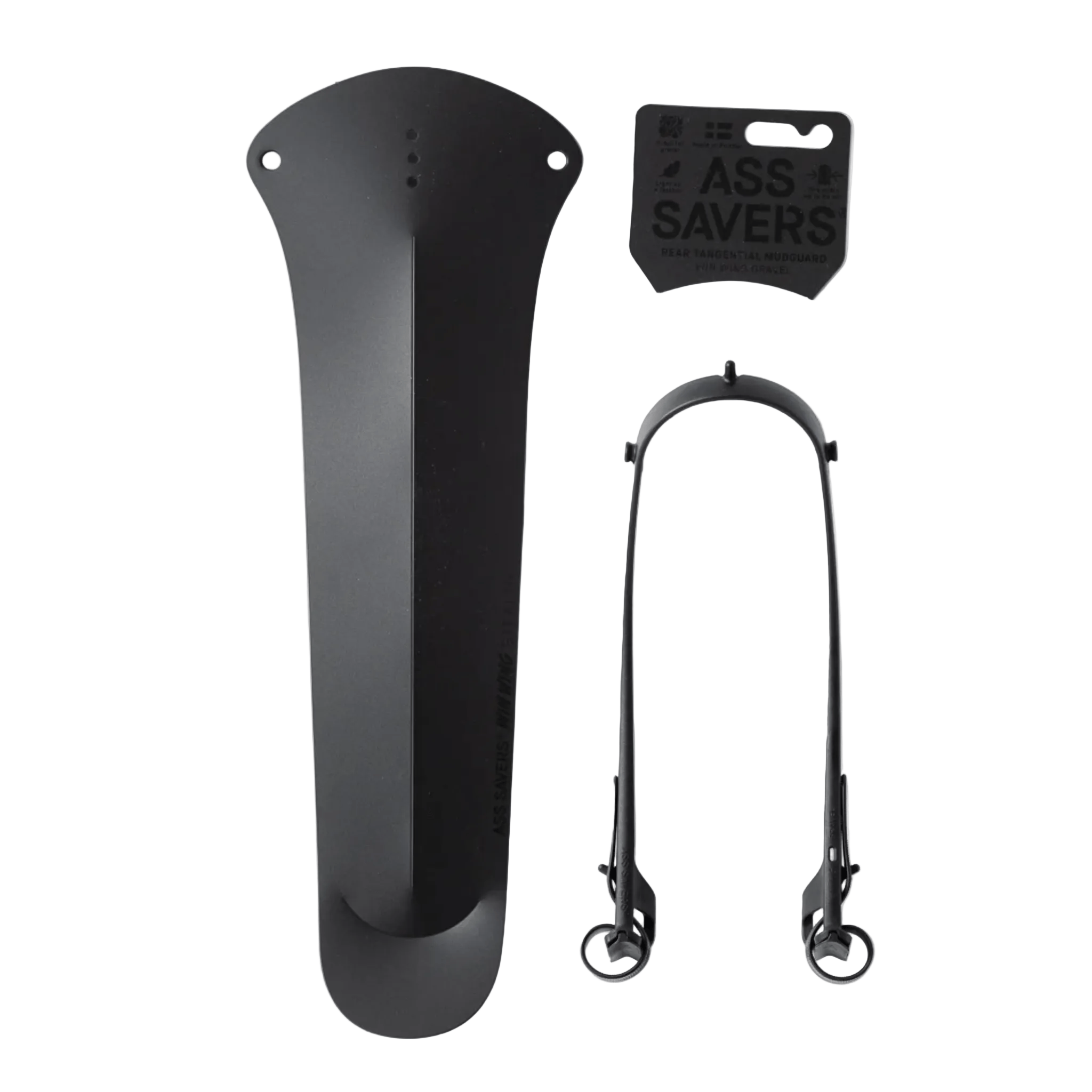 Ass Savers Win Wing 2 Gravel Rear Fender Stealth Accessories - Fenders