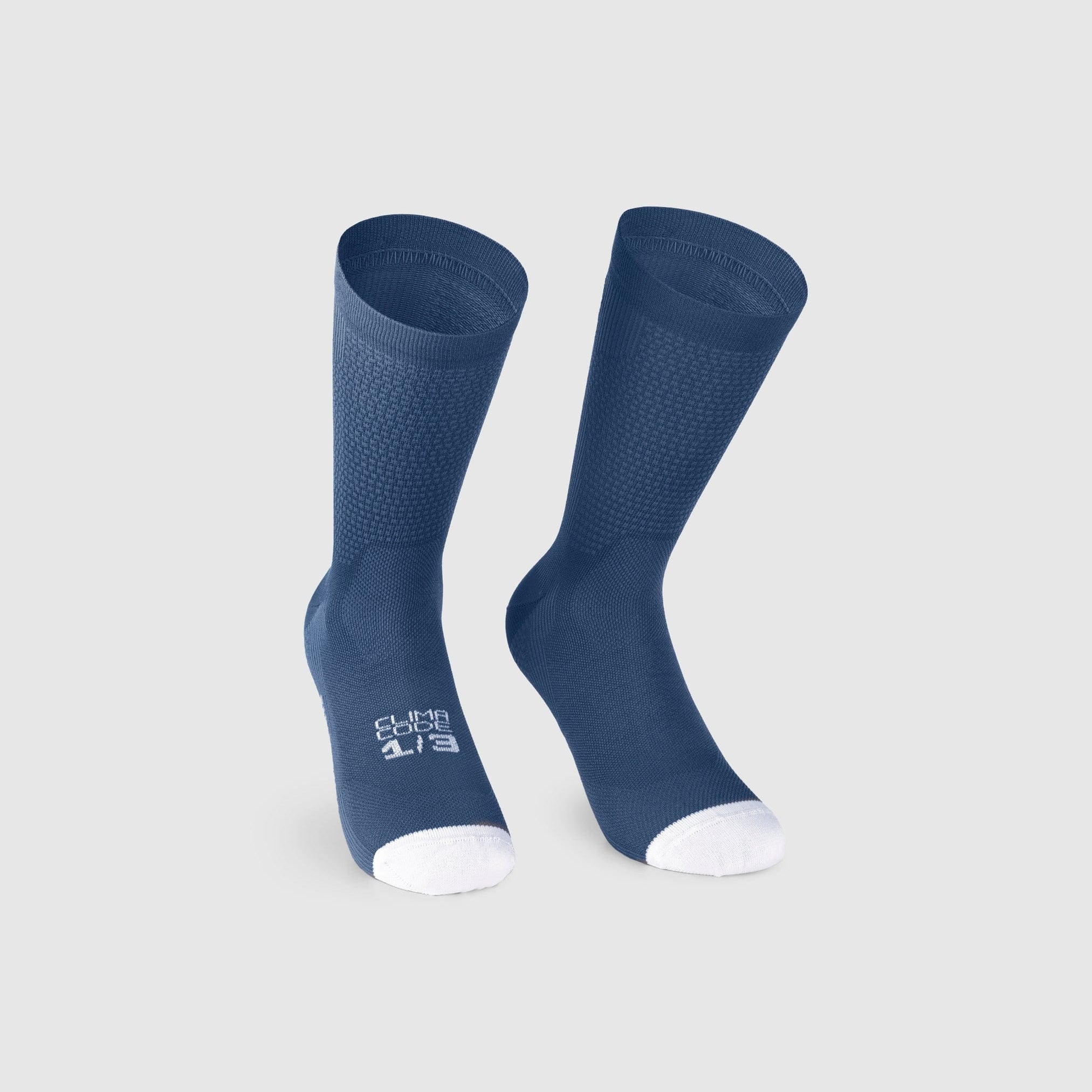 ASSOS ENDURANCE SOCKS S11 Stone Blue / II Apparel - Clothing - Socks