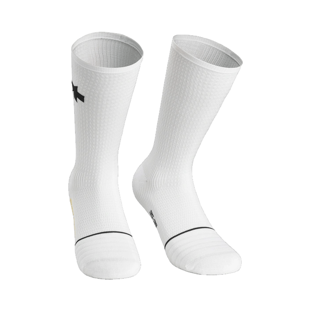 ASSOS EQUIPE Spring Fall Socks P1 White Series / 0 Apparel - Clothing - Socks