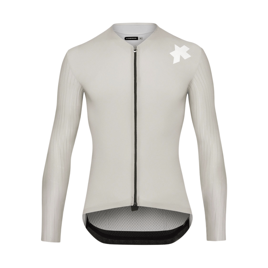 ASSOS Men's EQUIPE RS LS Jersey S11 Almond Milk / XS Apparel - Clothing - Men's Jerseys - Road