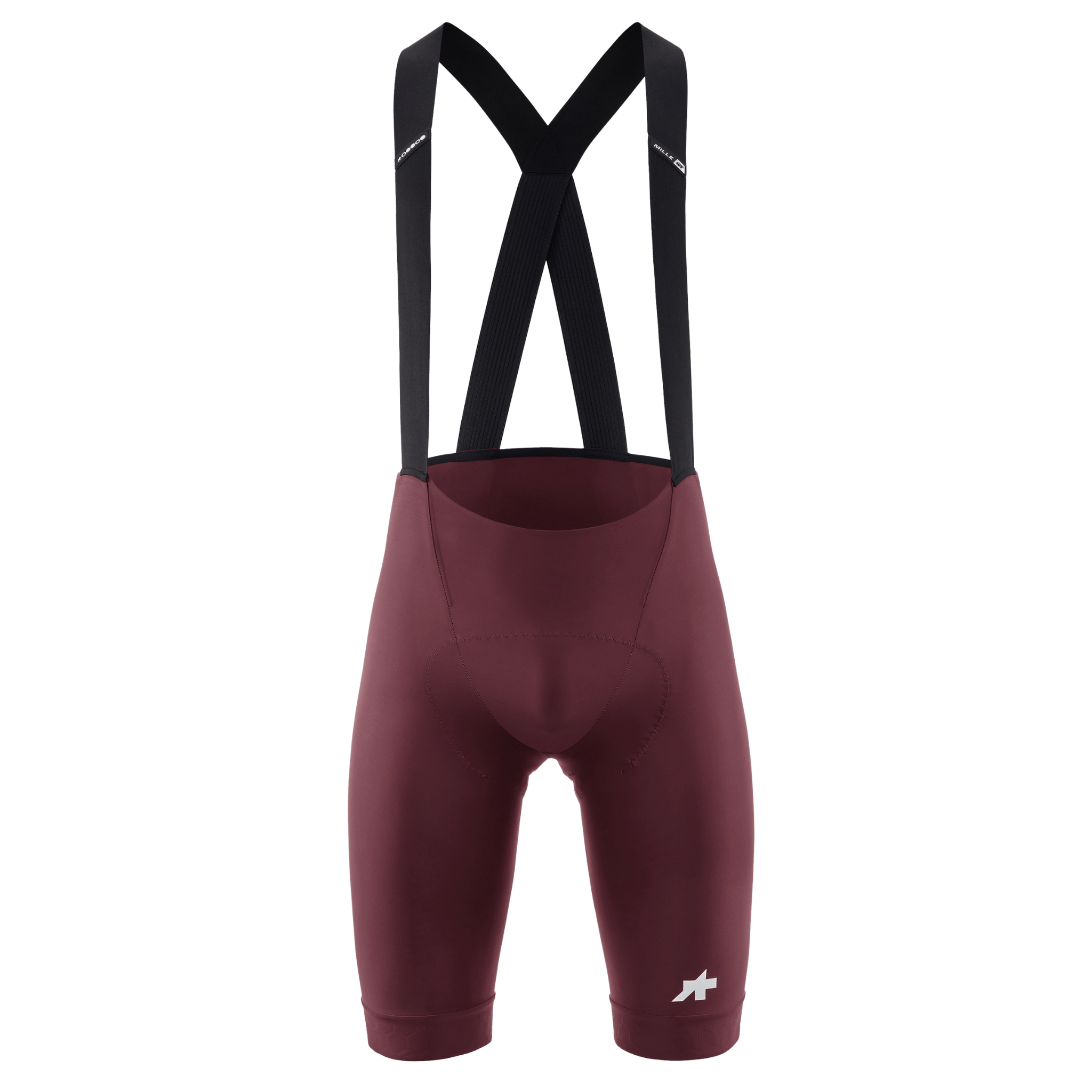 ASSOS Men's MILLE GT S11 Bib Shorts Burgundy Red / XS Apparel - Clothing - Men's Bibs - Road - Bib Shorts