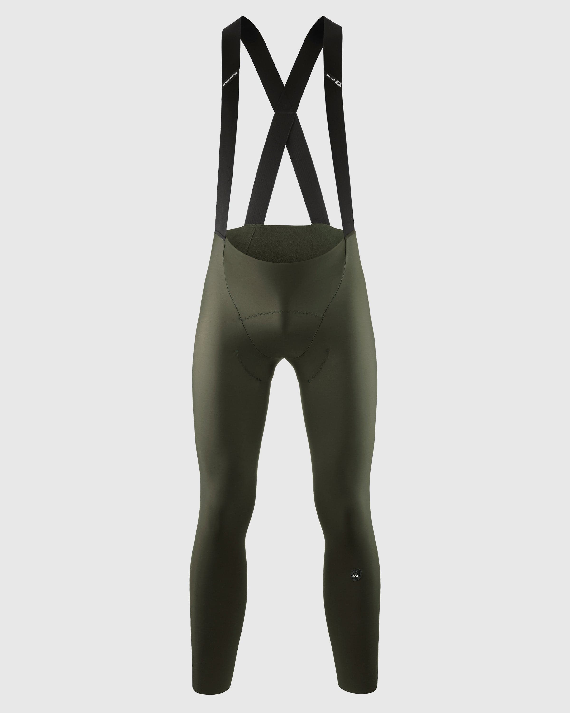 ASSOS MEN'S MILLE GT SPRING FALL BIB TIGHTS S11 Deep Green / XS Apparel - Clothing - Men's Bibs - Road - Bib Tights