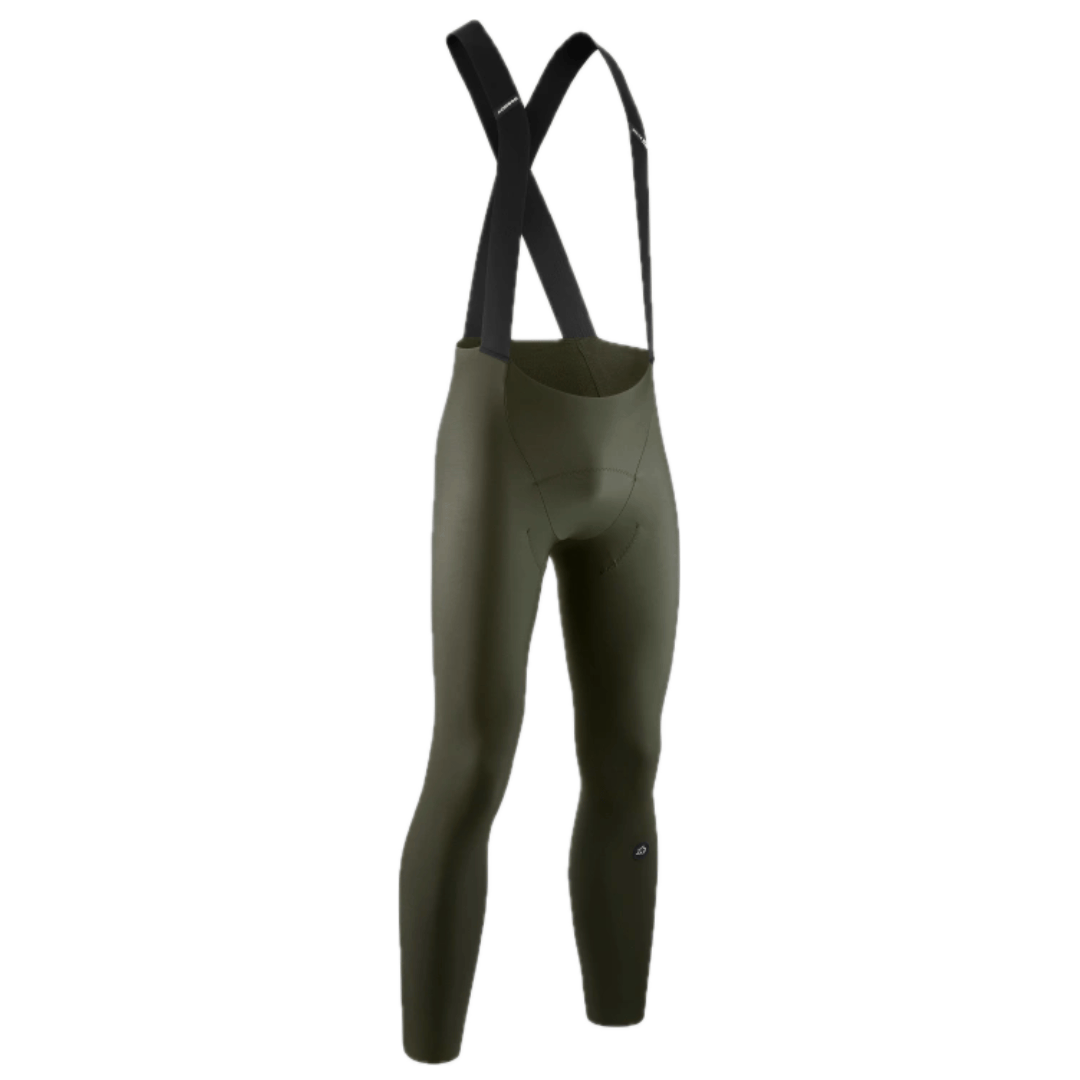 ASSOS Men's Mille GT Spring Fall Bib Tights S11 Deep Green / XS Apparel - Clothing - Men's Bibs - Road - Bib Tights