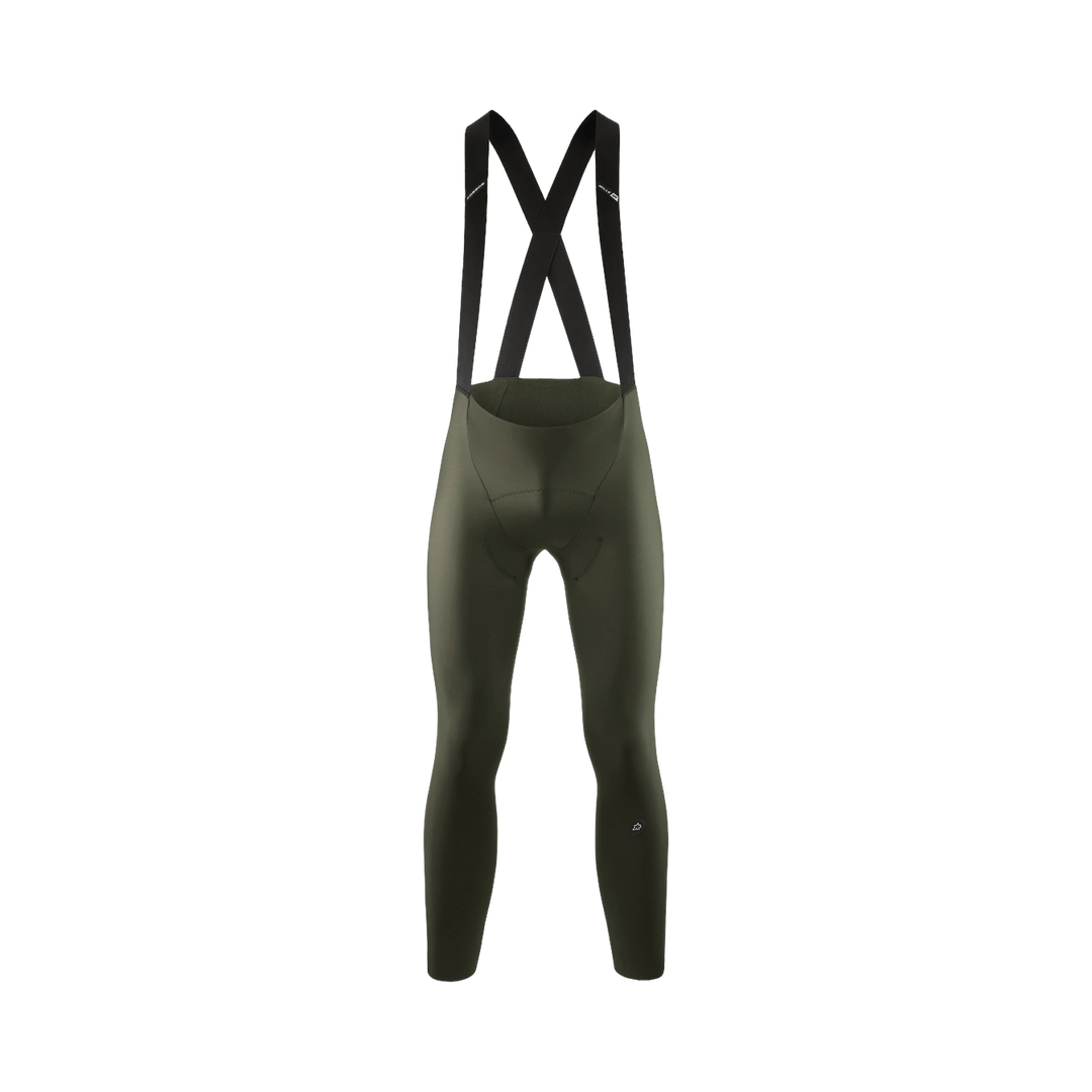 ASSOS Men's MILLE GT Spring Fall Bib Tights S11 Deep Green / XS Apparel - Clothing - Men's Bibs - Road - Bib Tights