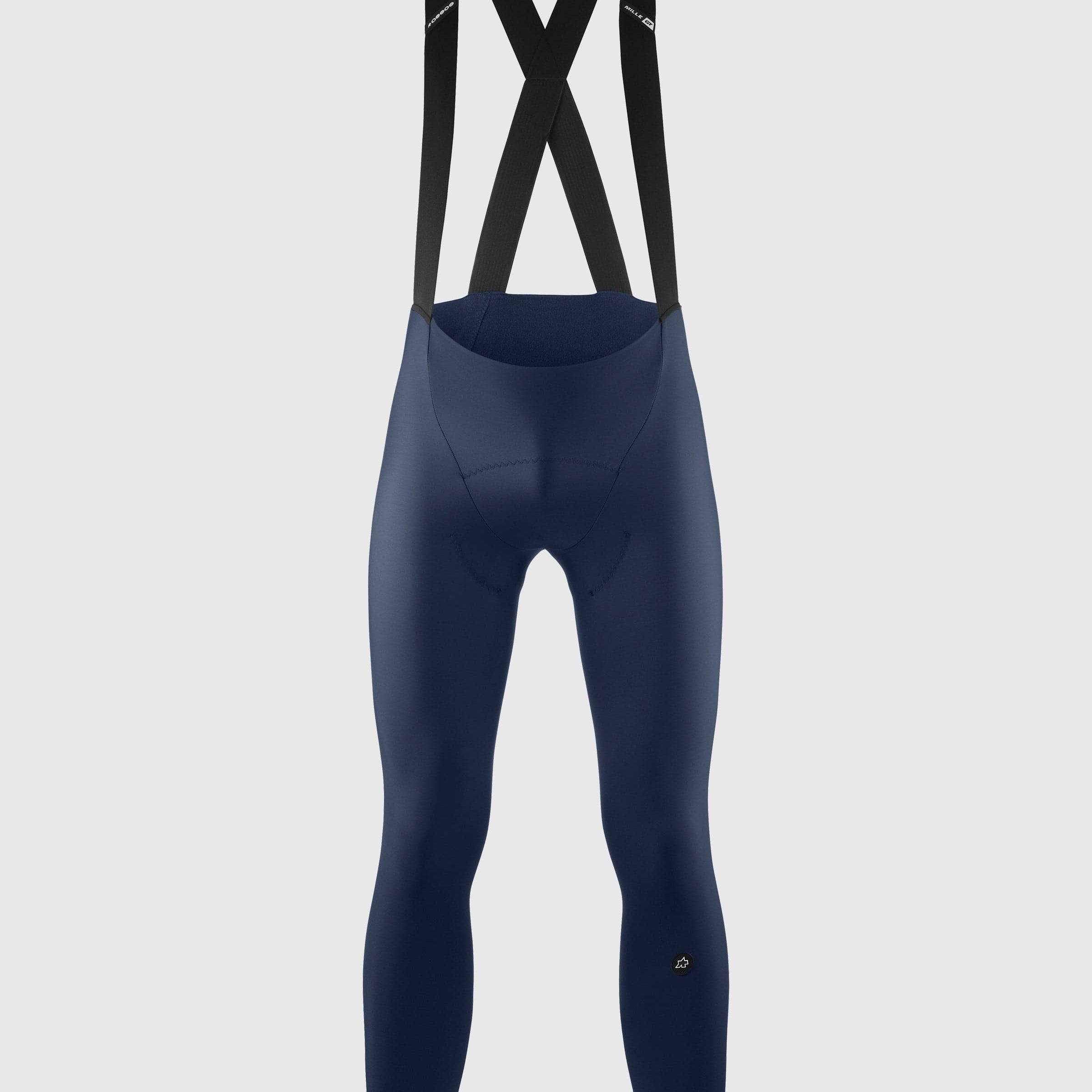 ASSOS MEN'S MILLE GT SPRING FALL BIB TIGHTS S11 Primal Blue / XS Apparel - Clothing - Men's Bibs - Road - Bib Tights
