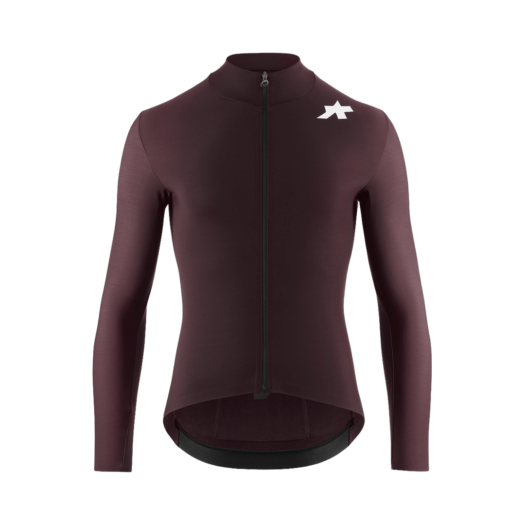 ASSOS Men's MILLE GT Spring Fall Long Sleeve Jersey S11 Mulberry Brown / XS Apparel - Clothing - Men's Jerseys - Road
