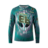 ASSOS Men's TACTICA LS EF Spooky Edition Jersey Spooky Blue / XXS Apparel - Clothing - Men's Jerseys - Road