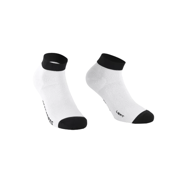 ASSOS RS Socks SUPERLÈGER Low White Series / 0 Apparel - Clothing - Socks