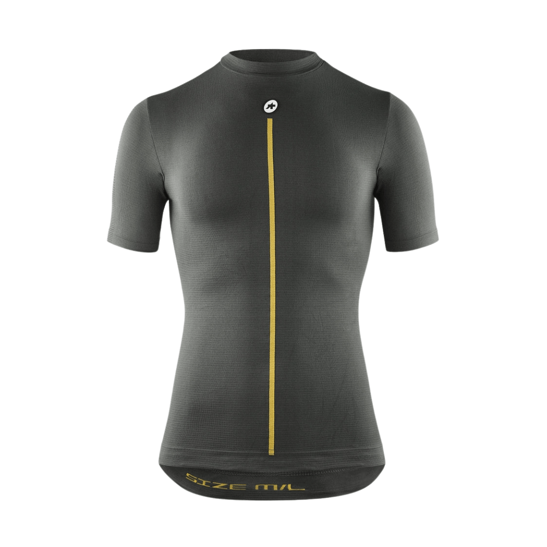 ASSOS Spring Fall SS Skin Layer P1 Anthracite Grey / O Apparel - Clothing - Men's Base Layers