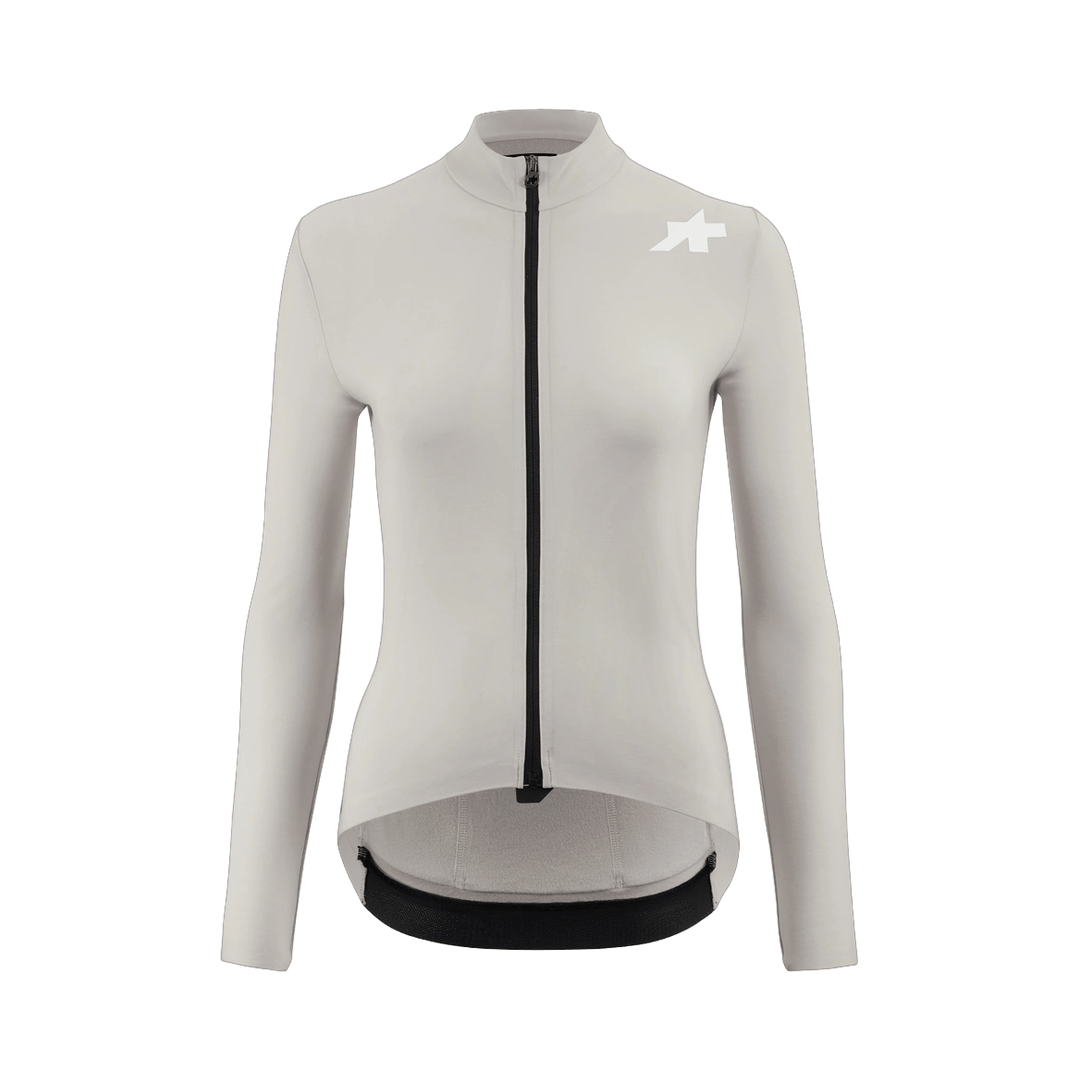 ASSOS Women's Mille GT Spring Fall Long Sleeve Jersey S11 Almond Milk / XS Apparel - Clothing - Women's Jerseys - Road