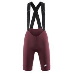 ASSOS Women's UMA GT S11 Bib Shorts Burgundy Red / XS Apparel - Clothing - Women's Bibs - Road - Bib Shorts
