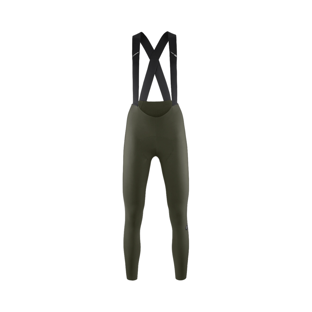 ASSOS Women's UMA GT Spring Fall Bib Tights S11 Deep Green / XS Apparel - Clothing - Women's Bibs - Road - Bib Tights