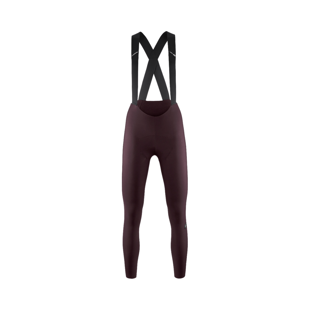 ASSOS Women's UMA GT Spring Fall Bib Tights S11 Mulberry Brown / XS Apparel - Clothing - Women's Bibs - Road - Bib Tights