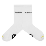 Attaquer All Day Side Logo Socks White / S Apparel - Clothing - Socks