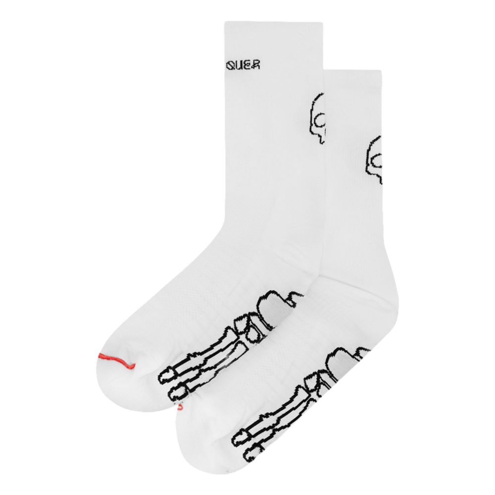Attaquer Intra Skull Socks White / M Apparel - Clothing - Socks