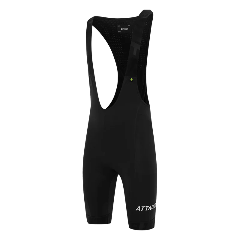 Attaquer Men's All Day Bib Shorts Black/White / XS Apparel - Clothing - Men's Bibs - Road - Bib Shorts