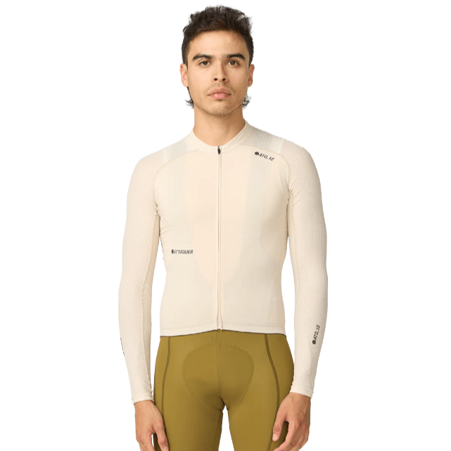 Attaquer Men's All Day Summer LS Jersey Eggshell / XS Apparel - Clothing - Men's Jerseys - Road