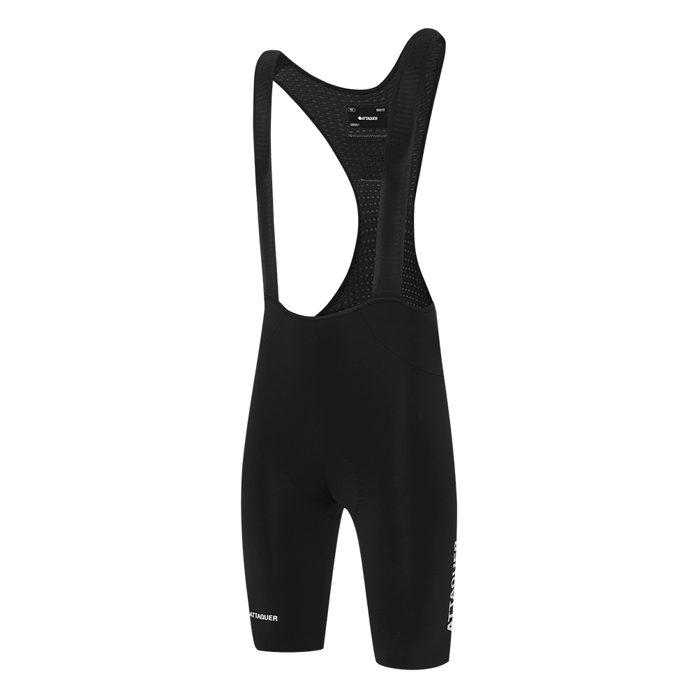 Attaquer Men's Race Bib Shorts Black/White / L Apparel - Clothing - Men's Bibs - Road - Bib Shorts