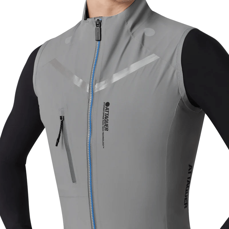 Attaquer Men's Race Rain Gilet Grey / XXL Apparel - Clothing - Men's Vests