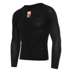 Attaquer Merino LS Base Layer Black / XS Apparel - Clothing - Men's Jerseys - Road