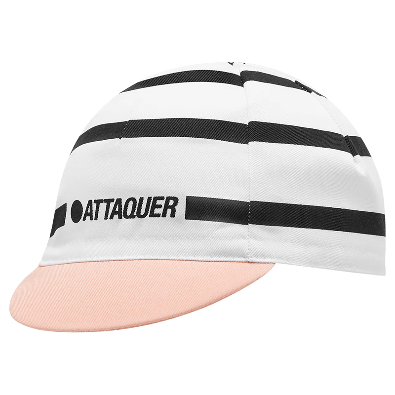 Attaquer Stripe Logo Cap White Apparel - Clothing - Casual Hats