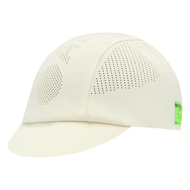 Attaquer Tech Cap Vertical Logo Eggshell Apparel - Clothing - Casual Hats