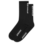 Attaquer Vertical Logo Socks Black / S Apparel - Clothing - Socks