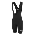 Attaquer Women's All Day Bib Shorts Black/White / L Apparel - Clothing - Women's Bibs - Road - Bib Shorts