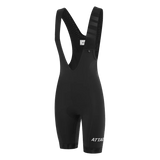 Attaquer Women's All Day Bib Shorts Black/White / L Apparel - Clothing - Women's Bibs - Road - Bib Shorts