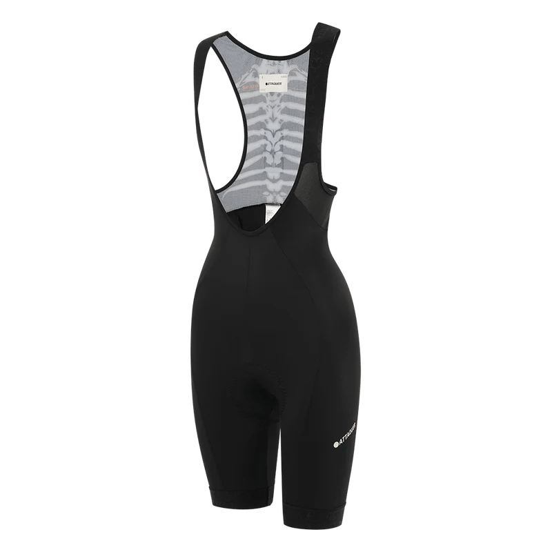 Attaquer Women's Intra Bib Shorts Black / L Apparel - Clothing - Women's Bibs - Road - Bib Shorts