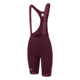 Attaquer Women's Race Bib Shorts Burgundy / L Apparel - Clothing - Women's Bibs - Road - Bib Shorts