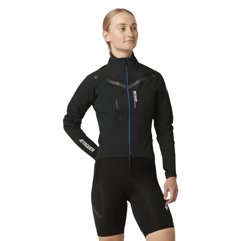 Attaquer Women's Race Rain Jacket Black / XXS Apparel - Clothing - Women's Jackets - Road