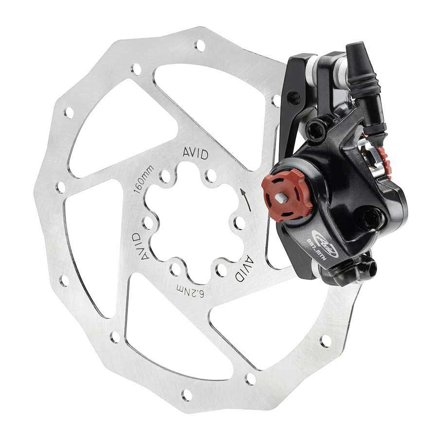 Avid BB7 MTB Front or rear, 180mm, Grey MTB Mechanical Disc Brakes